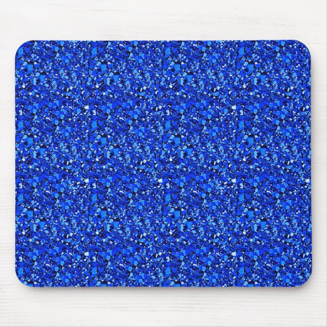 Druzy Kristall - Sapphire blue Mousepad (Vorne)