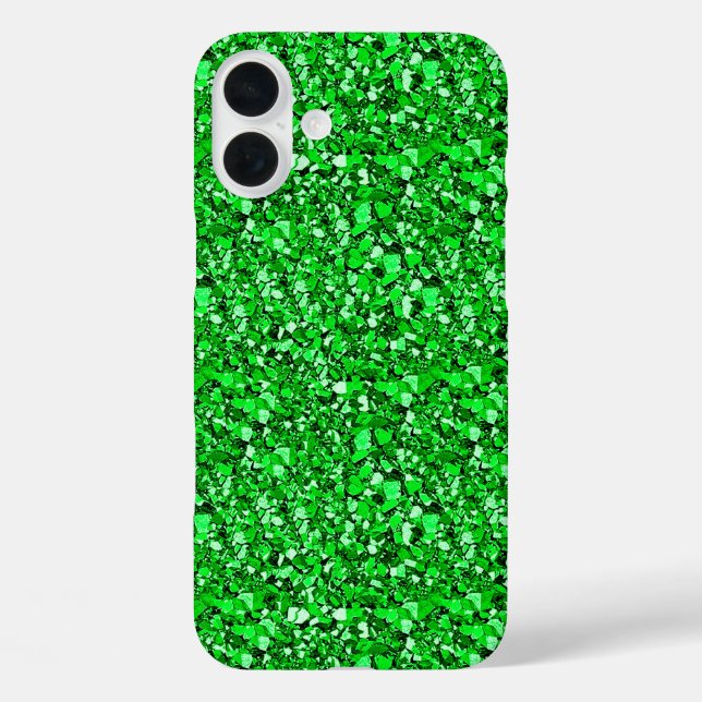 Druzy Kristall - smaragdgrün Case-Mate iPhone Hülle (Rückseite)