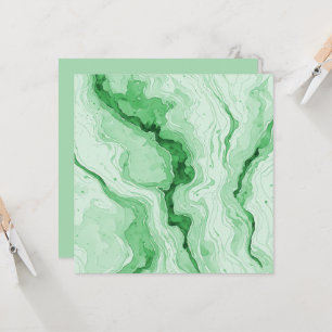 Druzy-Wald-Grün-Achat-Illusion Karte