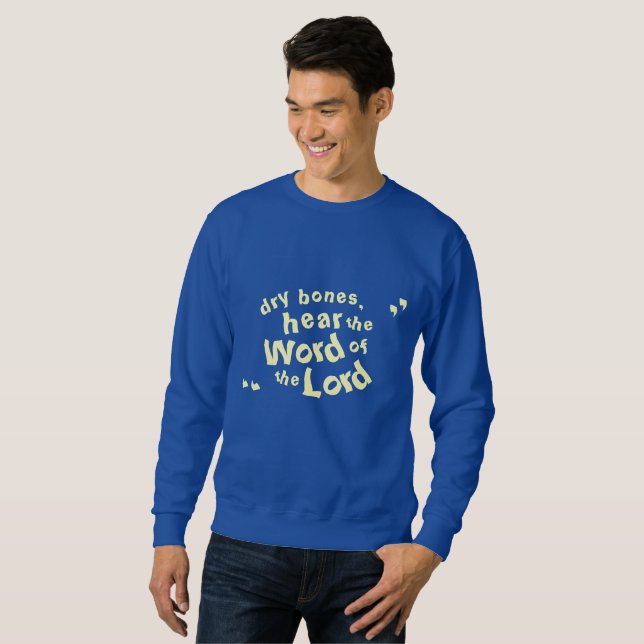 Dry Bones Graphic Royal Blue Sweatshirt (Vorne ganz)