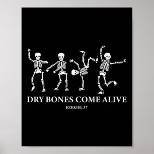 Dry Bones kommen zu einem sonnigen Skeletttanz mit Poster