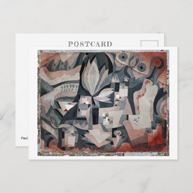 Dry Cooler Garden | Paul Klee | Postkarte (Vorne/Hinten)