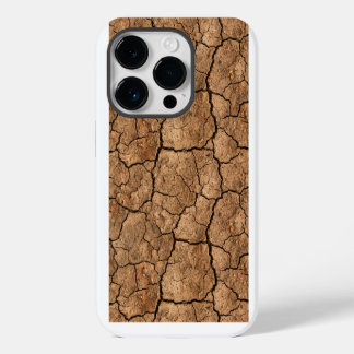 Dry Cracked Earth Texture iPhone Case 14 Pro Hülle