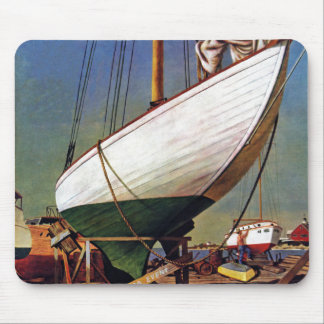Dry Dock von John Atherton Mousepad