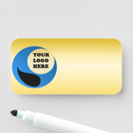 Dry Erase Blank Logo Name Tag Badge Namensschild