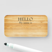 Dry Erase wiederverwendbar Hello Wood Rustic Plank