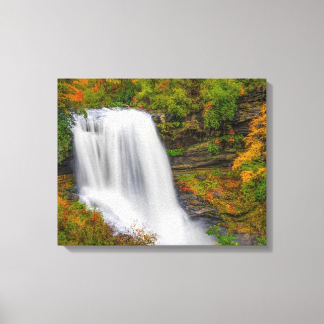 Dry Falls North Carolina Leinwanddruck (Vorderseite)