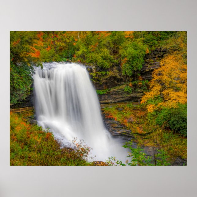 Dry Falls North Carolina Poster (Vorne)