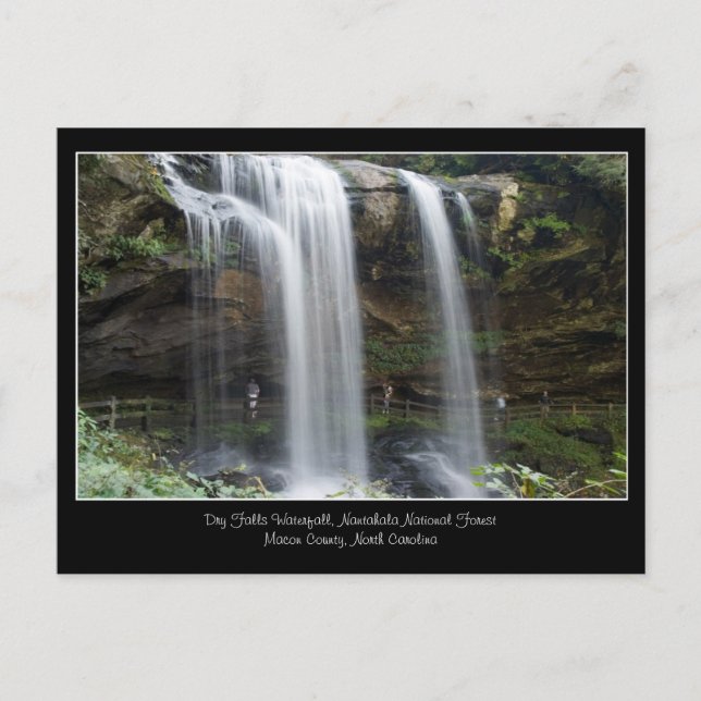 Dry Falls Waterfall Postkarte (Vorderseite)