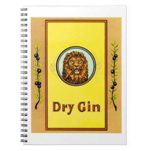 Dry Gin Lion Notizblock