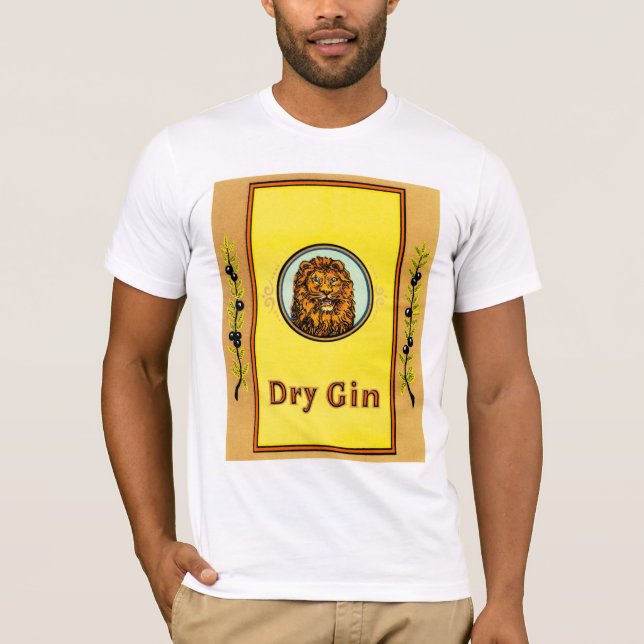 Dry Gin Lion T-Shirt (Vorderseite)