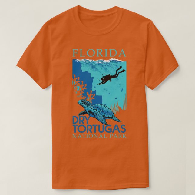 Dry National Park Florida T-Shirt (Design vorne)