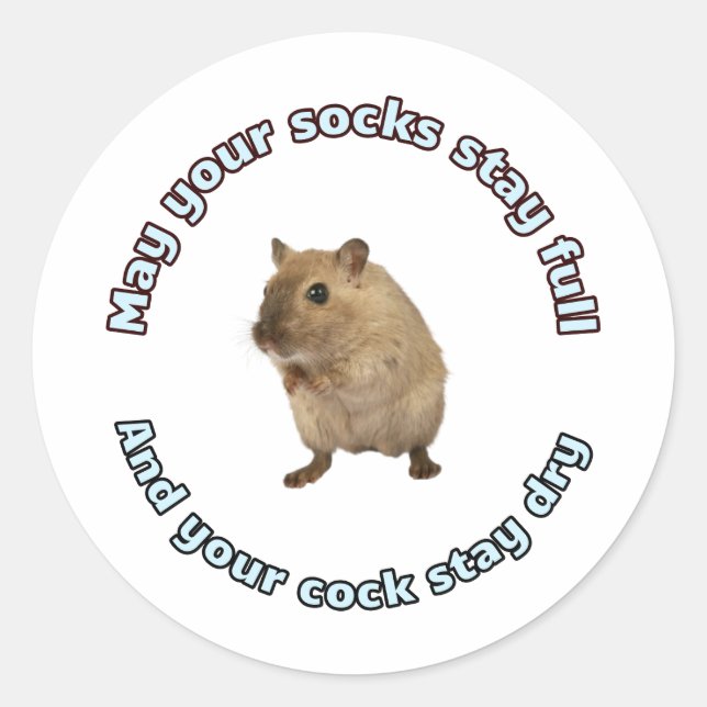 Dry Runder Aufkleber (Vorderseite)