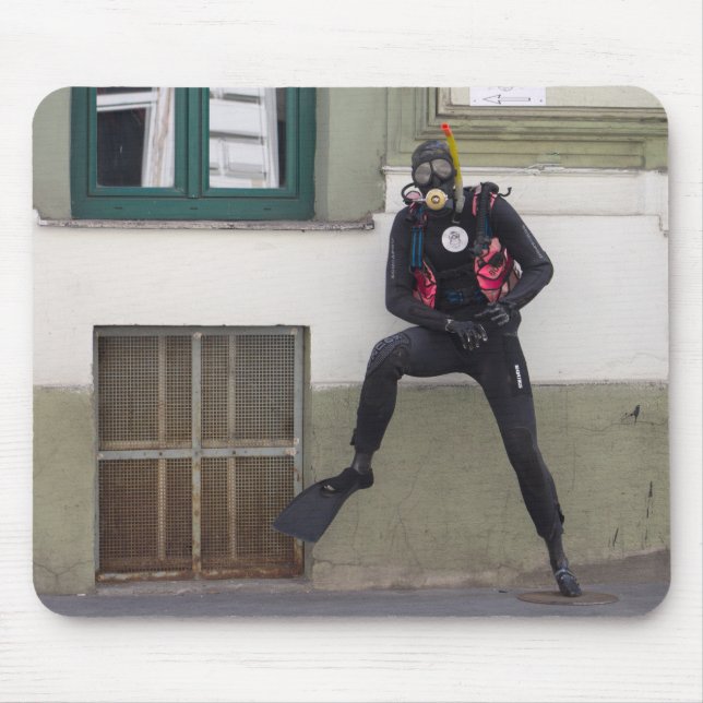 Dry Scuba Diver Mousepad (Vorne)