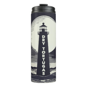 Dry Tortugas Florida Lighthouse Moon Thermosbecher