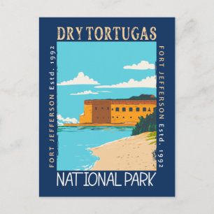 Dry Tortugas Nationalpark Florida Fort Jefferson Postkarte