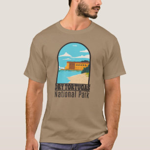 Dry Tortugas Nationalpark Florida Fort Vintag T-Shirt