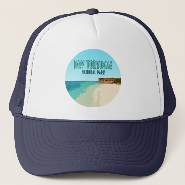 Dry Tortugas Nationalpark Florida Truckerkappe (Vorderseite)
