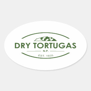 Dry Tortugas Nationalpark Ovaler Aufkleber