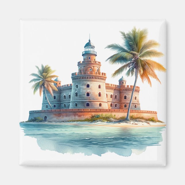 Dry Tortugas Nationalpark Turtle Magnet (Vorne)