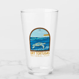 Dry Tortugas Nationalpark Turtle Vintag Glas
