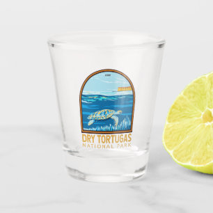 Dry Tortugas Nationalpark Turtle Vintag Schnapsglas