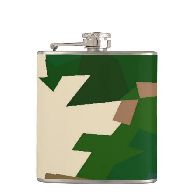 Dry Tundra Camouflage Flachmann (Vorderseite)