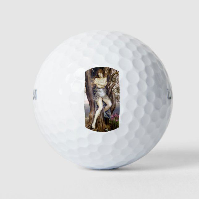 Dryad (Beautiful Tree Nymph) (Griechischer Mythos) Golfball (Vorderseite)