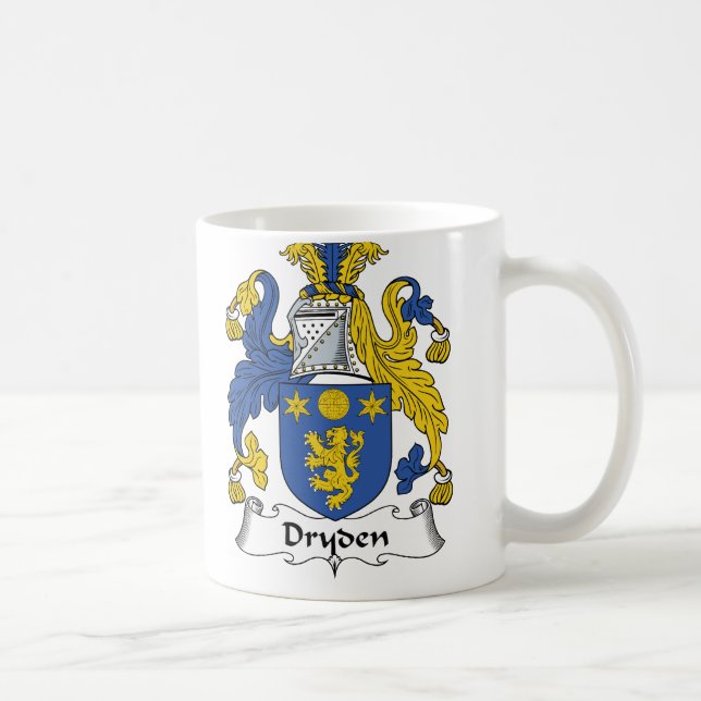 Dryden Familienwappen Kaffeetasse (Rechts)