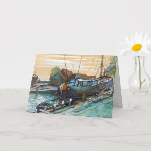 Drydock in Durgerdam Gemälde von Piet Mondrian Karte