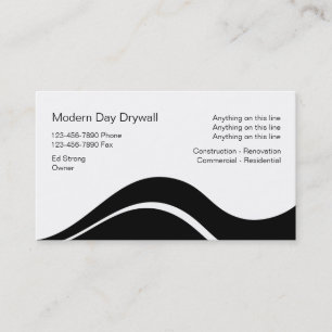 Drywall Contractor Business Cards Visitenkarte
