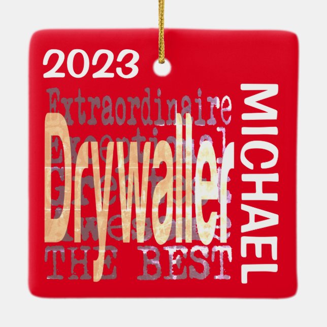 Drywaller Extraordinaire CUSTOM Keramikornament (Rückseite)