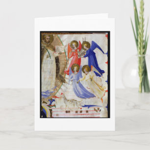 ds 558 f.67v St Dominic mit vier musikalischen Karte