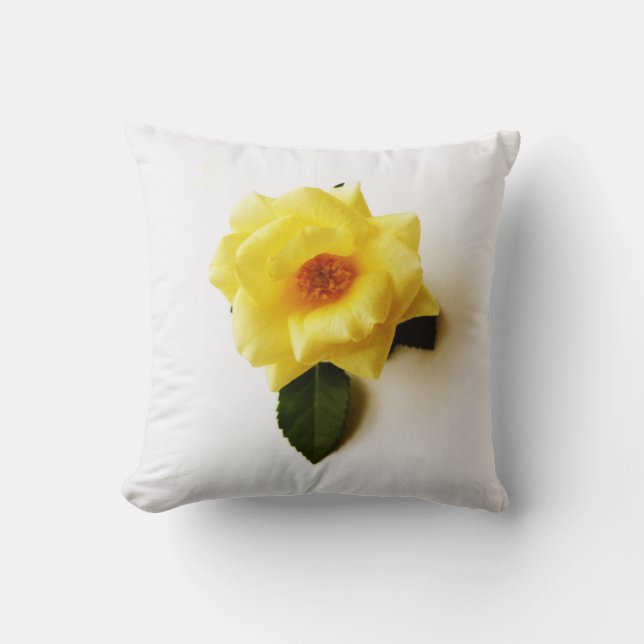 DS Chrysanthemum oder Yellow Rose tpcnm Kissen (Vorderseite)