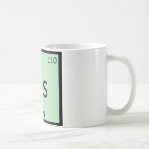 DS - De Stijl Art Chemistry Periodic Table Symbol Tasse