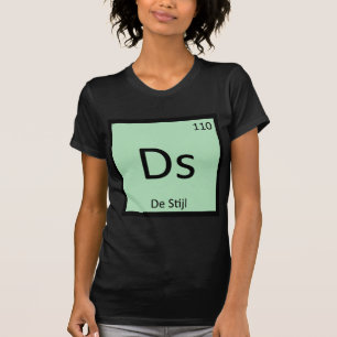Ds - De Stijl Kunst Chemie Periodensystem Symbol T-Shirt