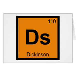 Ds - Dickinson North Dakota Chemie-Symbol