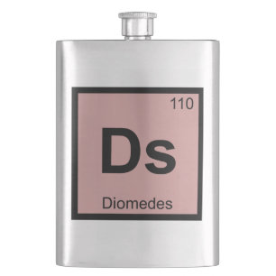 Ds - Diomedes Griechische Chemie Periodensystem Flachmann