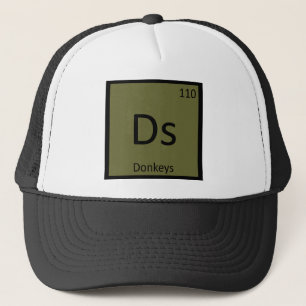 Ds - Donkeys Chemistry Periodic Table Element Truckerkappe