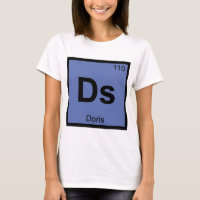 Ds - Doris Greece Chemistry Periodic Table Symbol