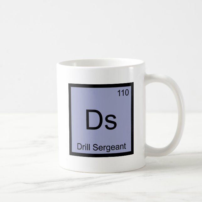 Ds - Symbol-T-Shirt des drillsergeant-chemischen E Kaffeetasse (Rechts)