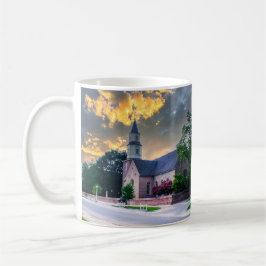 DSC02400-2-Bruton Parrish Church bei Sunset Kaffeetasse