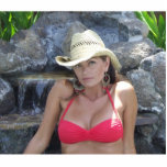 DSCF0551 FREISTEHENDE FOTOSKULPTUR<br><div class="desc">Jennifer in ihrem roten Bikini</div>