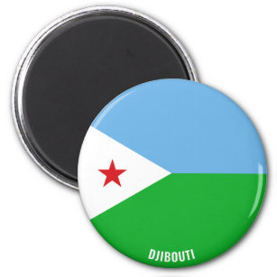 Dschibuti Flag Charming Patriotic Magnet