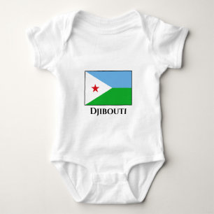 Dschibuti-Flagge Baby Strampler