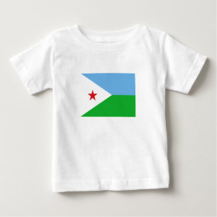 Dschibuti-Flagge Baby T-shirt