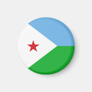 Dschibuti-Flagge Magnet
