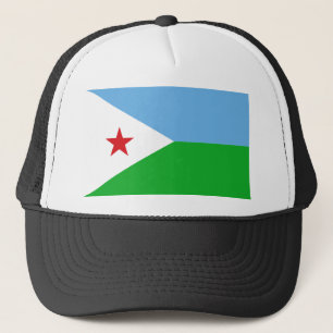 Dschibuti-Flagge Truckerkappe