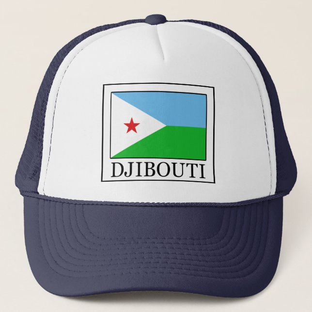 Dschibuti-Hut Truckerkappe (Vorderseite)