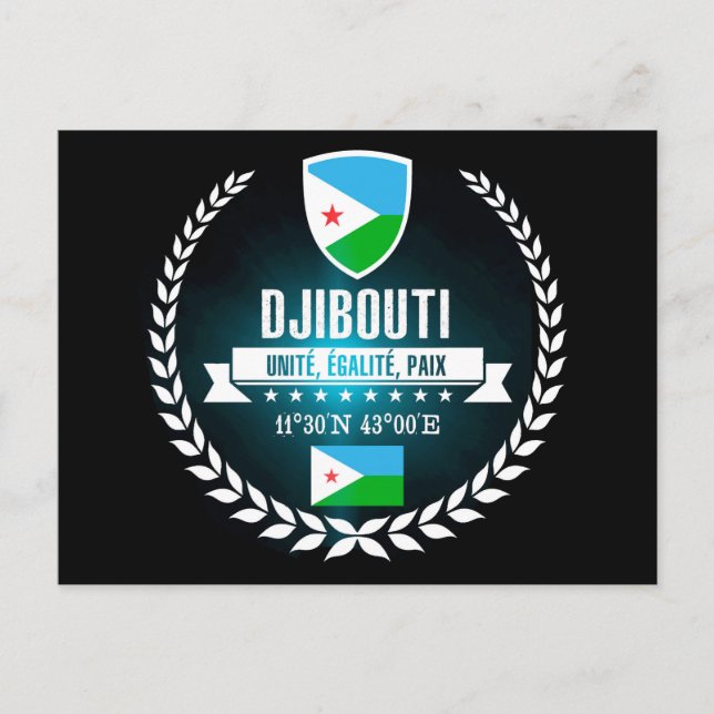 Dschibuti Postkarte (Vorderseite)